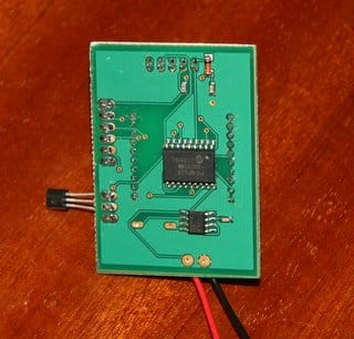 carte d'interface zigbee vue du dessous